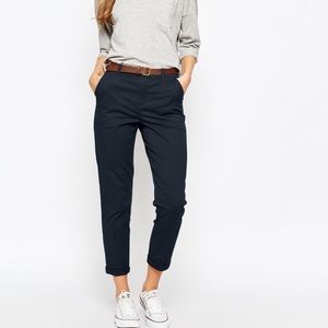 JCrew Black Frankie Chino Pant